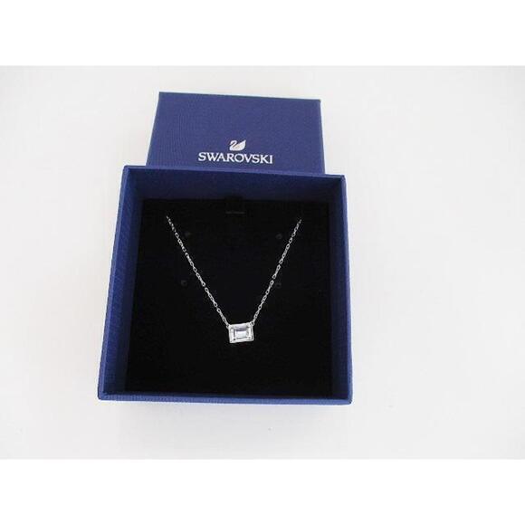 NWT Swarovski Simple Crystal Tennis Necklace